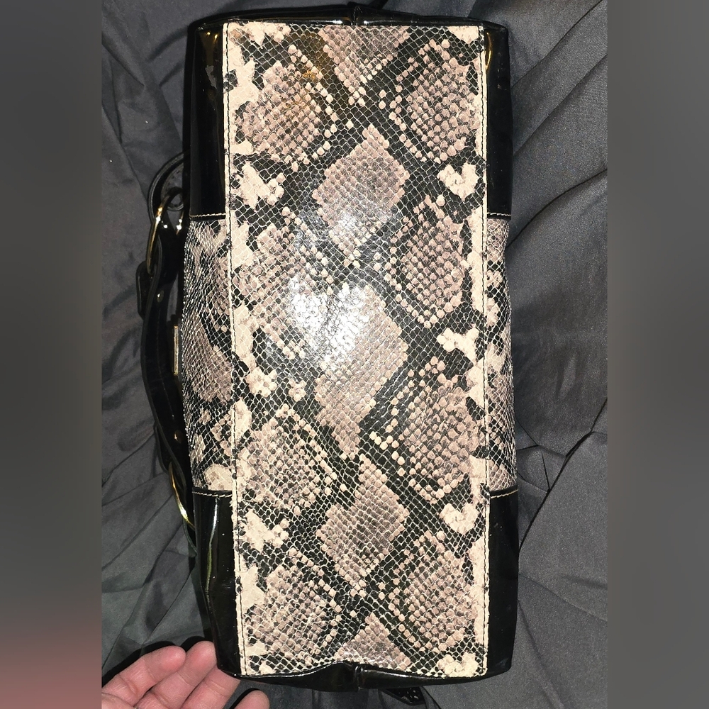 Dooney & Bourke Nikki Python-Embossed Leather Hob… - image 7